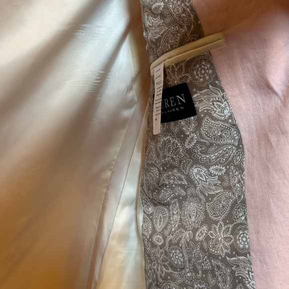 NWT Ralph Lauren Pink All Linen Suit Jacket Mens 38R Lassiter - Picture 14 of 16